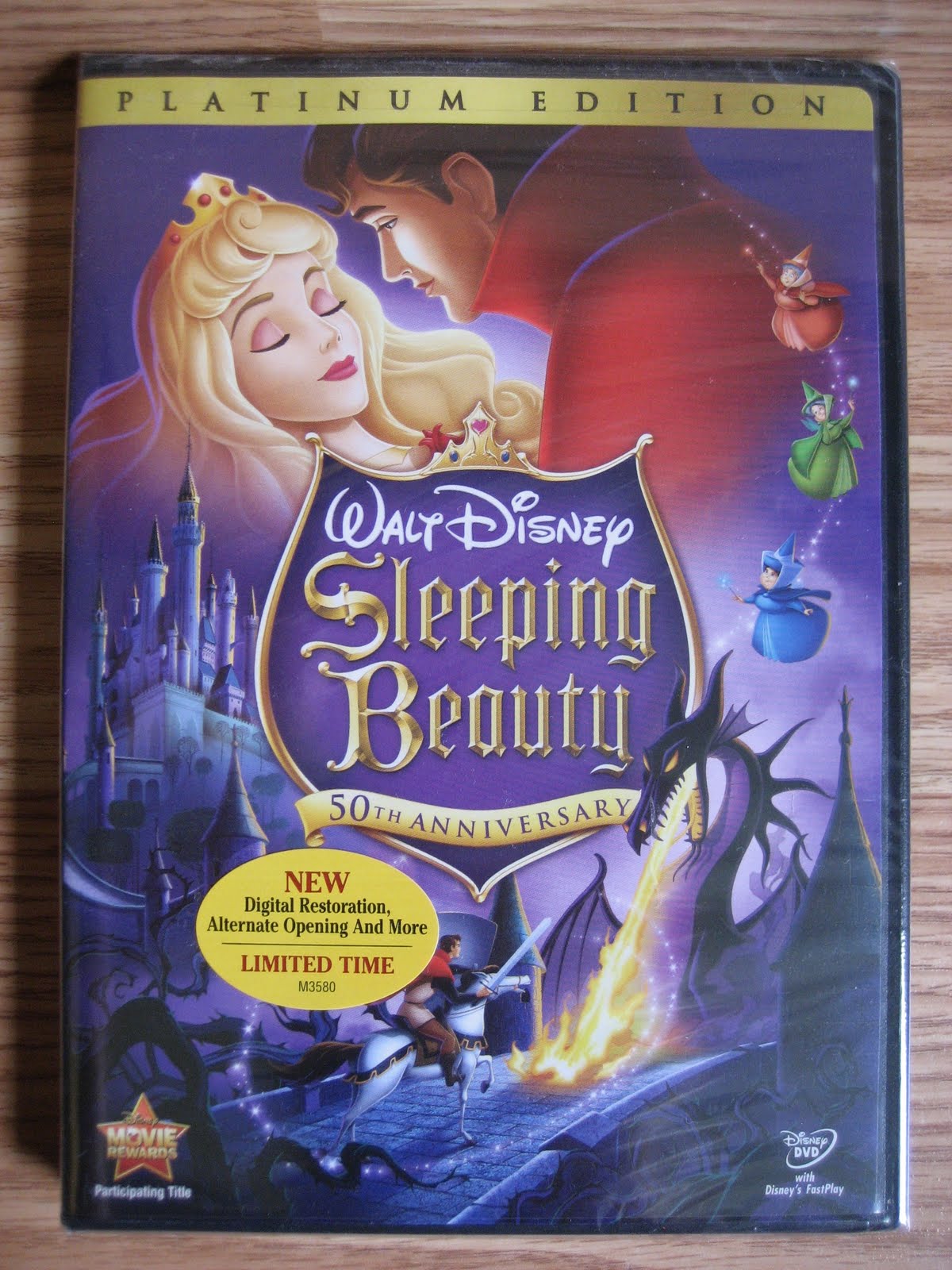 noboxtospeakof ( no box to speak of ) Sleeping Beauty (DVD, 2008, 50th