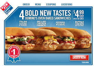 Dominos Coupons 2 Sandwiches