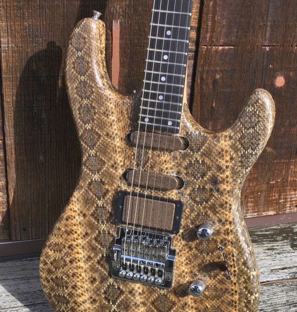 A Strat For Friday 31 Rattlesnake Skin Stratocaster Guitar Culture