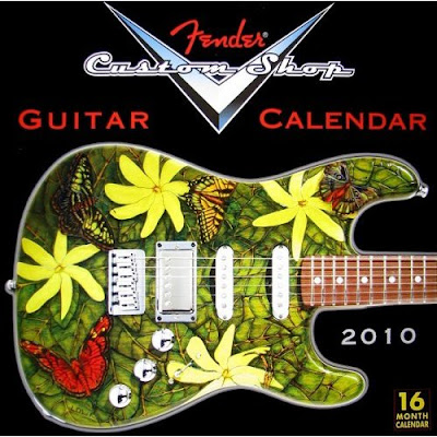 2010 Fender Custom Shop Calendar ~ Stratocaster Guitar ... fender strat schematics 
