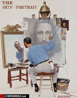 No spin zone/Politics - Page 6 Obama+self+portrait