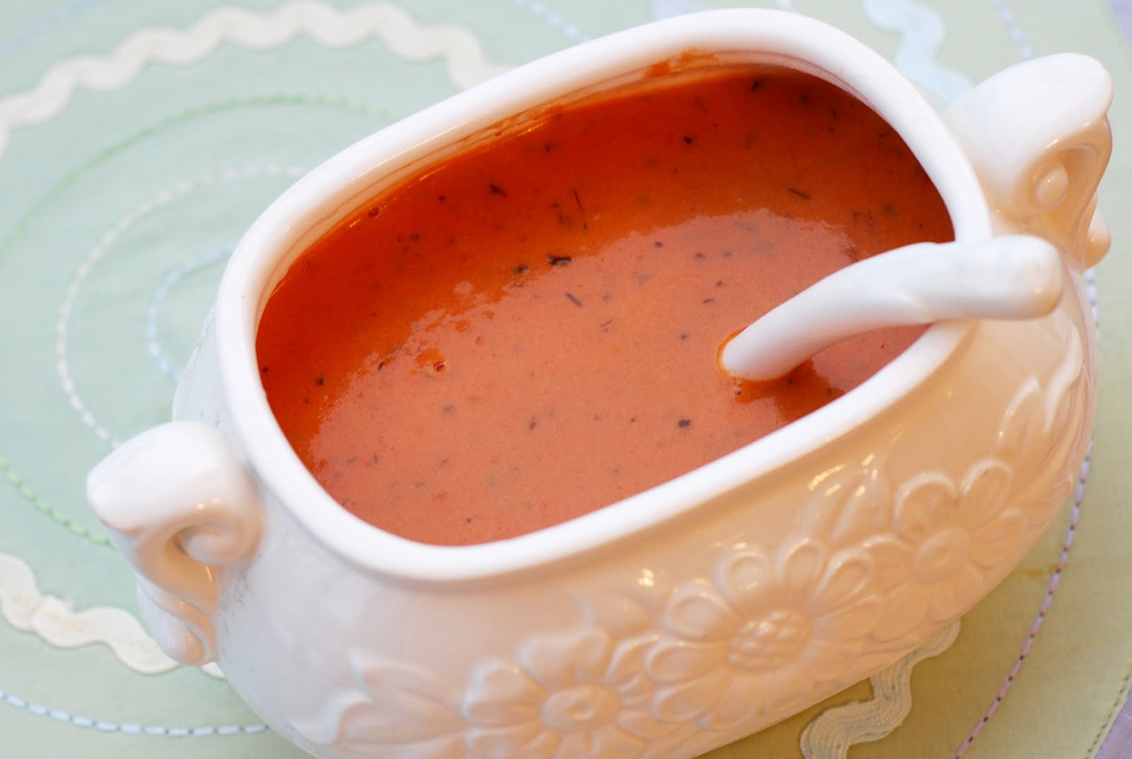 See Jane in the kitchen Tomato Bisque Soup