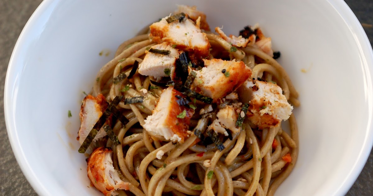 Simply Fit Mama Grilled Chicken Satay Trader Joe's Soba Noodles