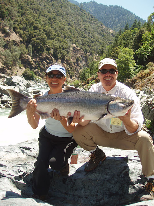 Salmon fishing guides Northern California Trinity River