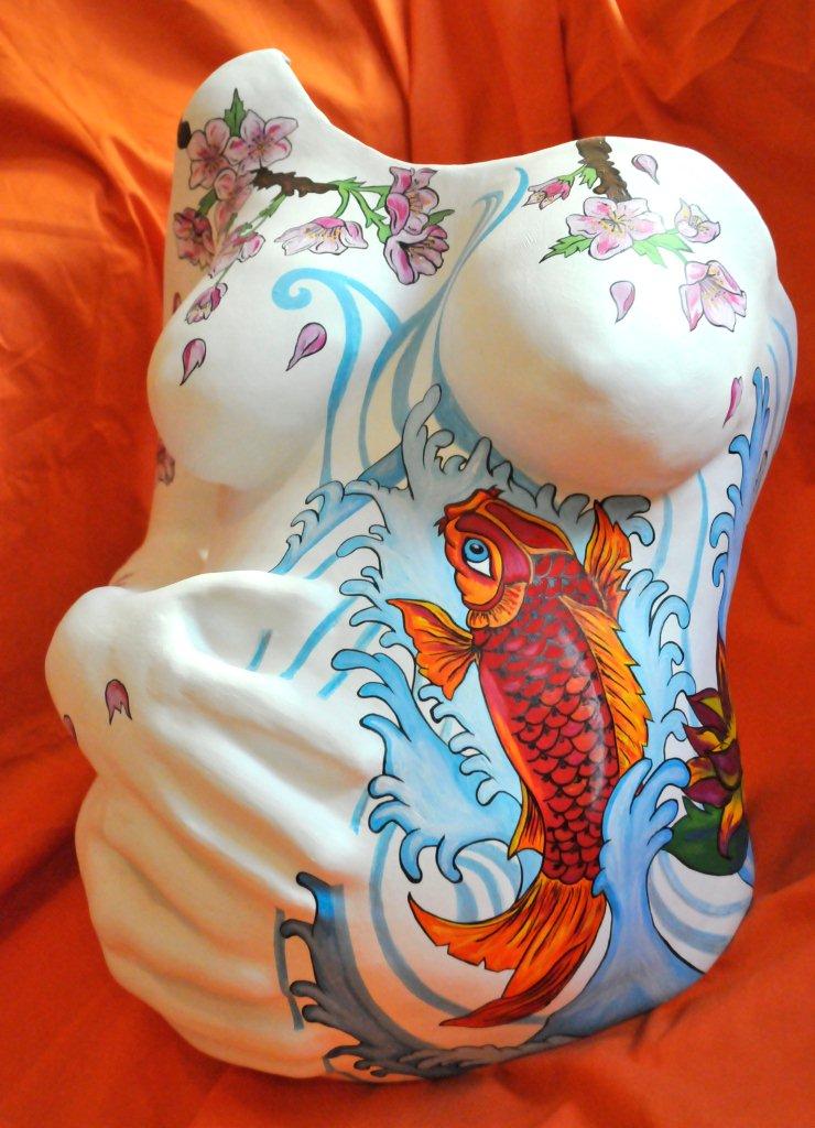 Koi Belly Bauchkunst von Angela Harand 2010