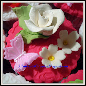 White Rose Cupcake