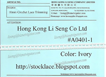 Crochet Lace Trimming Manufacturer - Hong Kong Li Seng Co Ltd