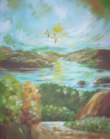 Paisaje del Sol Naciente