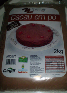 A Casa do Muffin elabora seus muffins de chocolates com cacau em pó da Cargill.