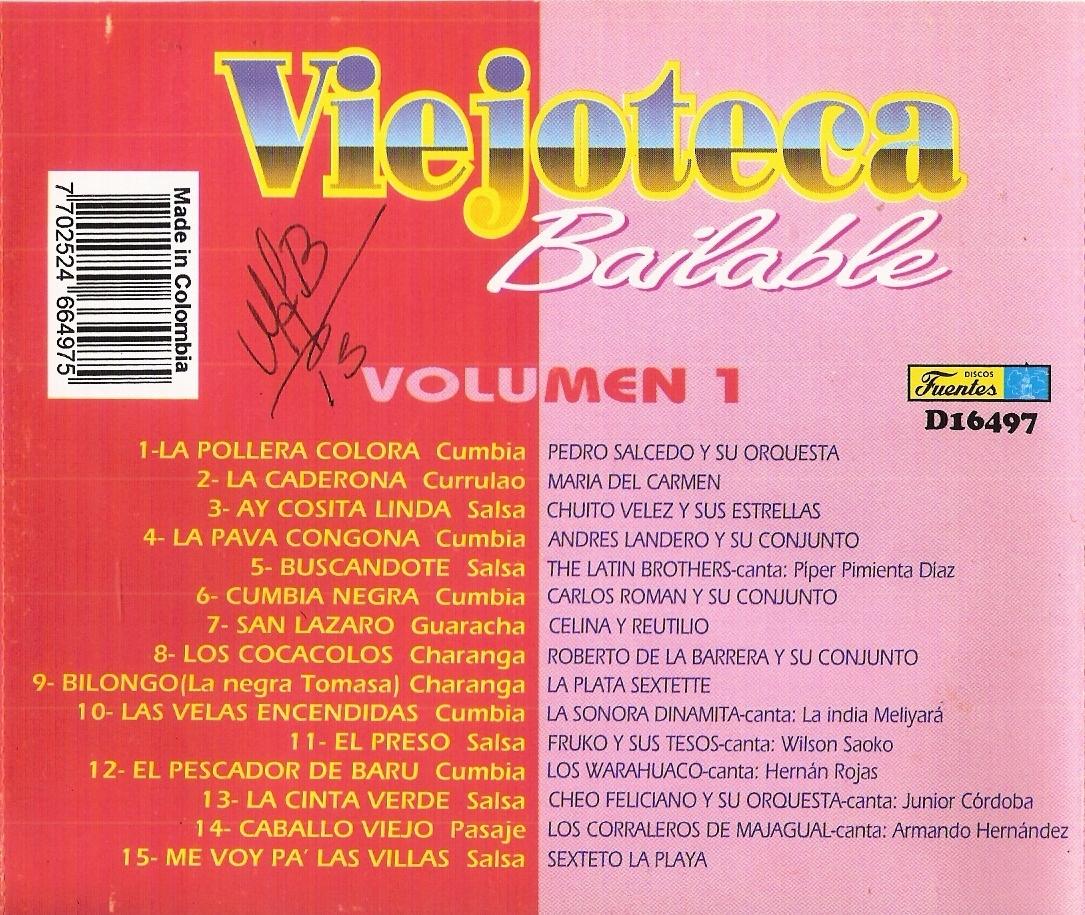 MELODIAS DE COLOMBIA VIEJOTECA BAILABLE VOL. 01