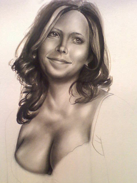 Portrait in progress