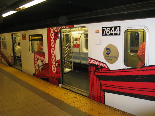 Transportation Hub Subway Cars Tagged With Graffiti Brazen