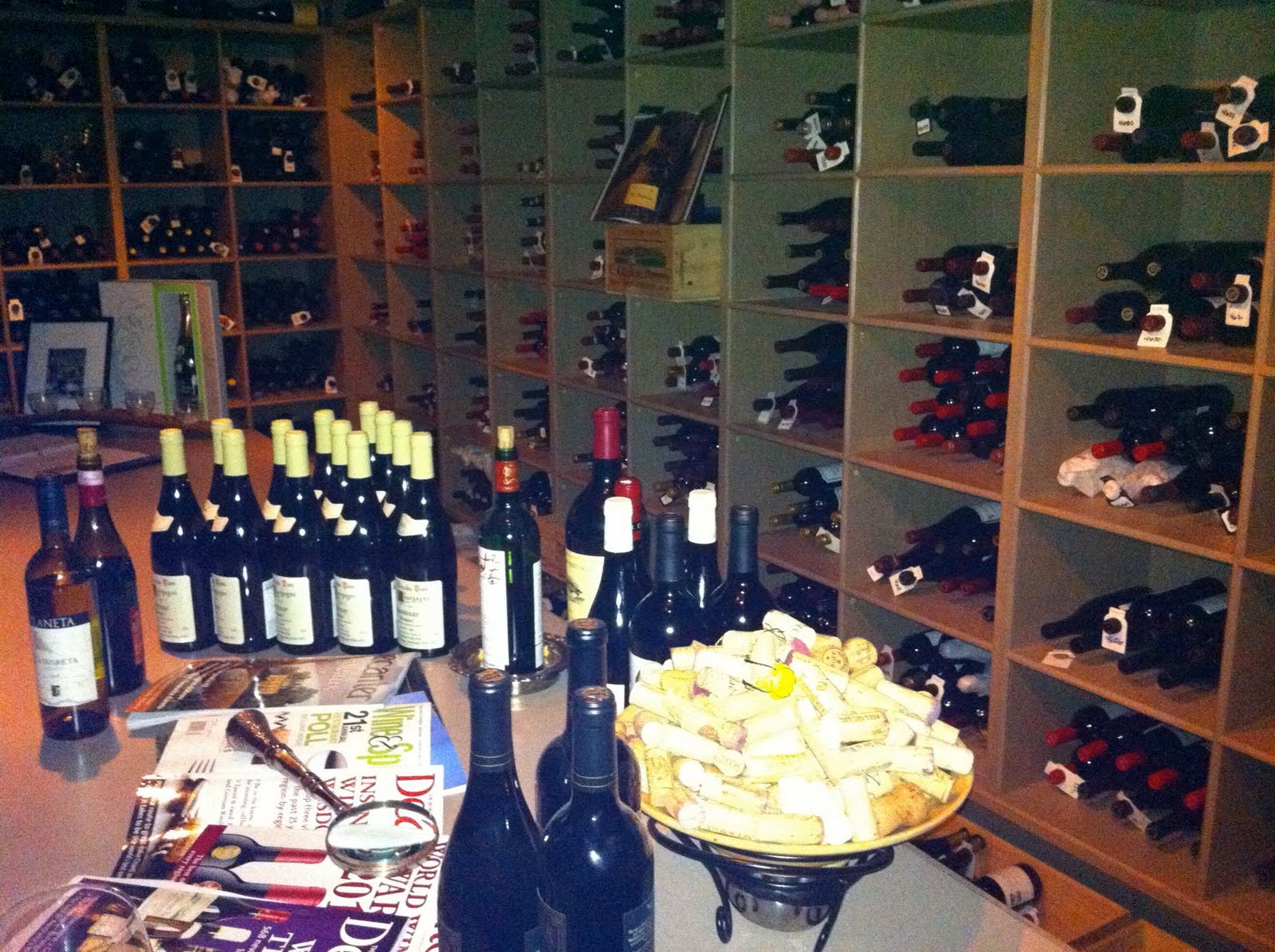 The Oregon Wine Blog A Serious Wine Cellar Coeur d'Alene's Beverly's