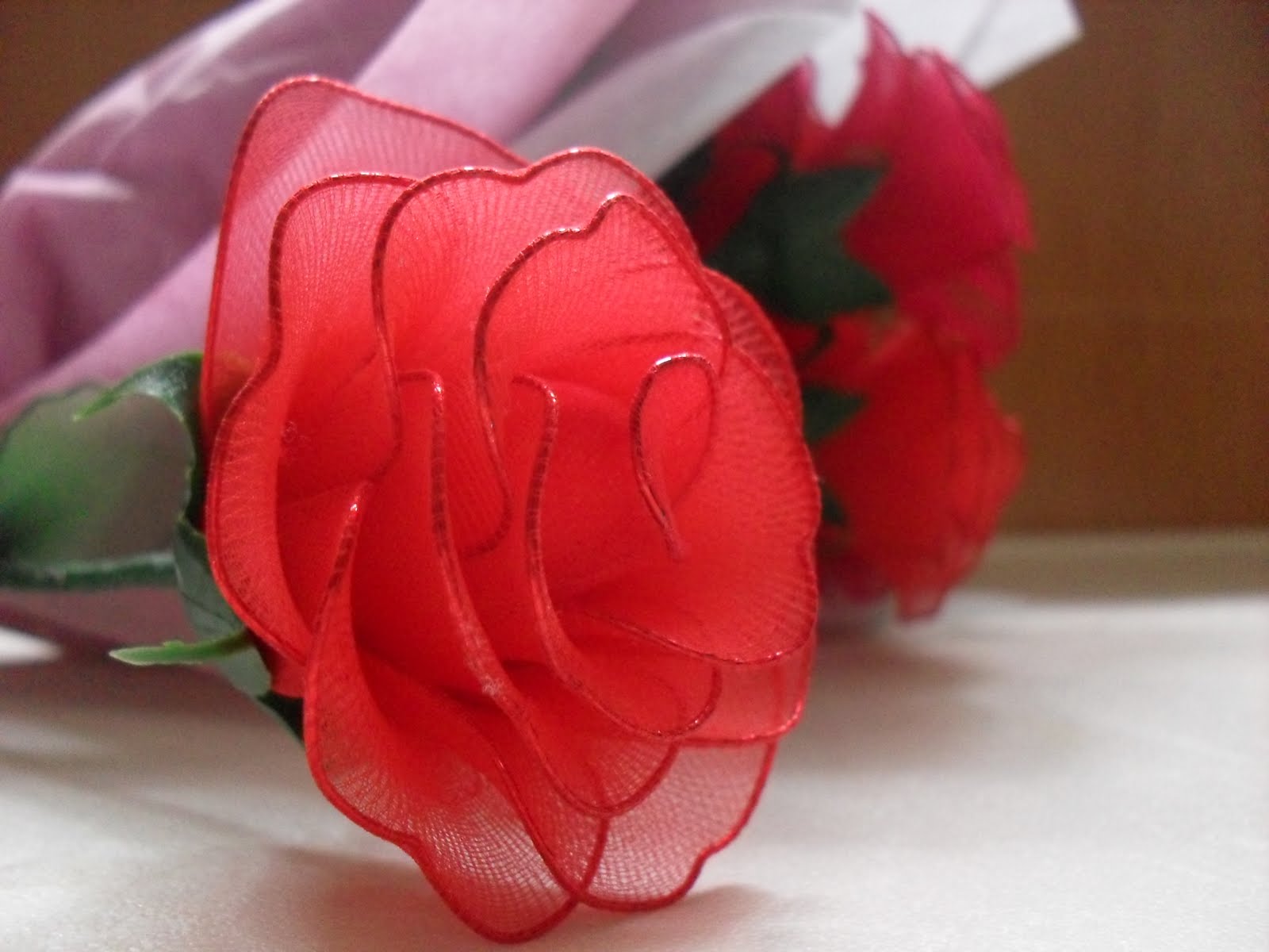 Handmade Nylon Flowers