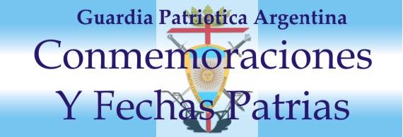 Conmemoraciones y Fechas Patrias