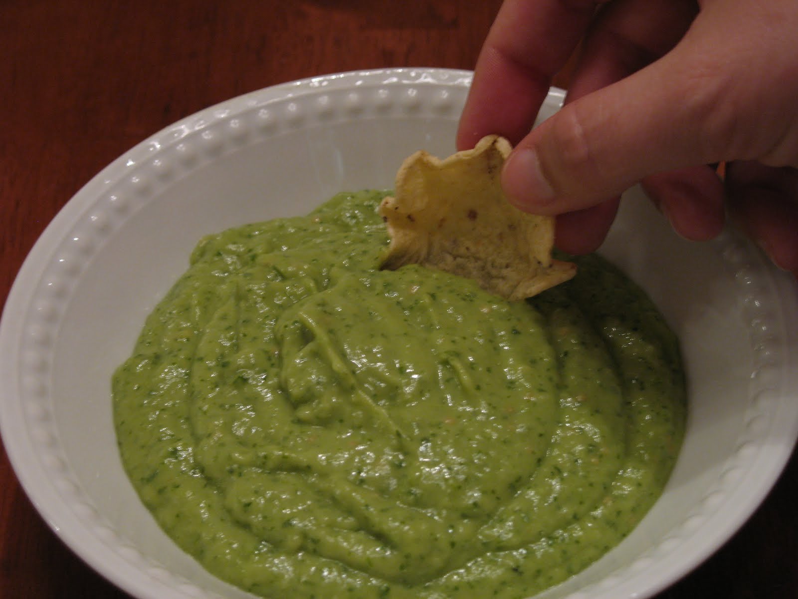green sauce at Los Cucos.