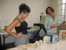 Teaching an Encaustic Altered Books Workshop: Kala Art Institute, Berkeley, CA