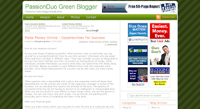 125 excelentes templates para Blogger PassionDuo+Green+Blogger