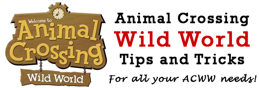 Animal Crossing Wild World Tips