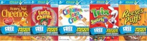 General Mills Cereal: FREE Movie Ticket Promo!