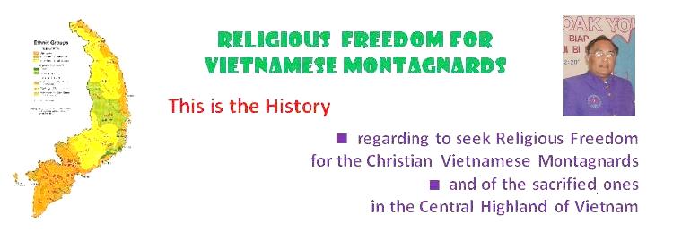 Religious Freedom for Vietnamese Montagnards