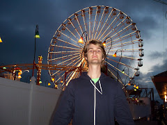 Josh with halo at the end of a busy day at the beach