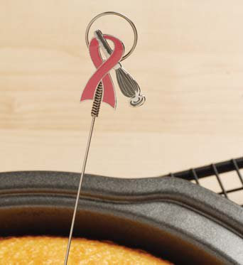 Pink Ribbon Cake Tester