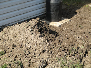 The infamous gravel pile I am starting to loathe