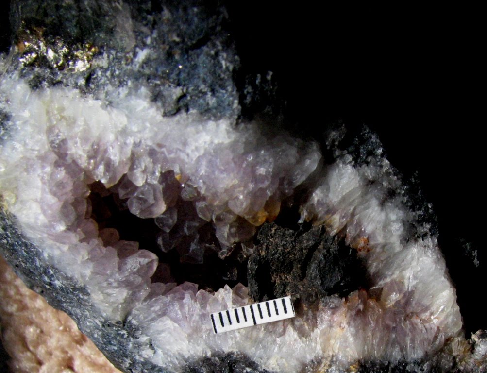 Colorado Earth Science Amethyst crystals found at the Buckskin Mining District
