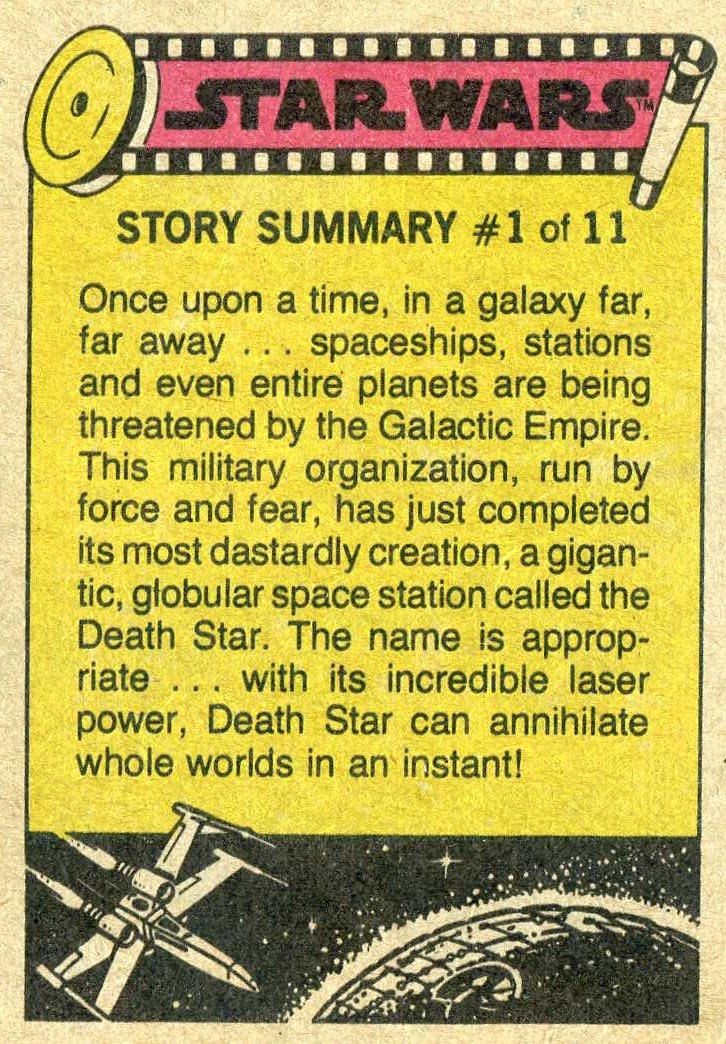 Star Wars '77 '80 Collector's Blog Topps Trading Cards Series 1