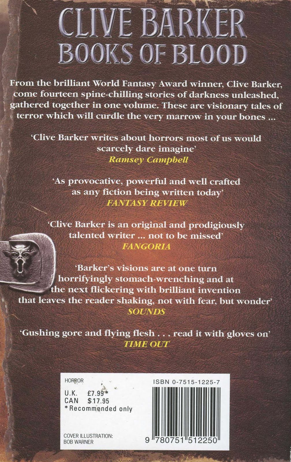 20th Century Trash Clive Barker's 'Books of Blood' Vols. 4 6