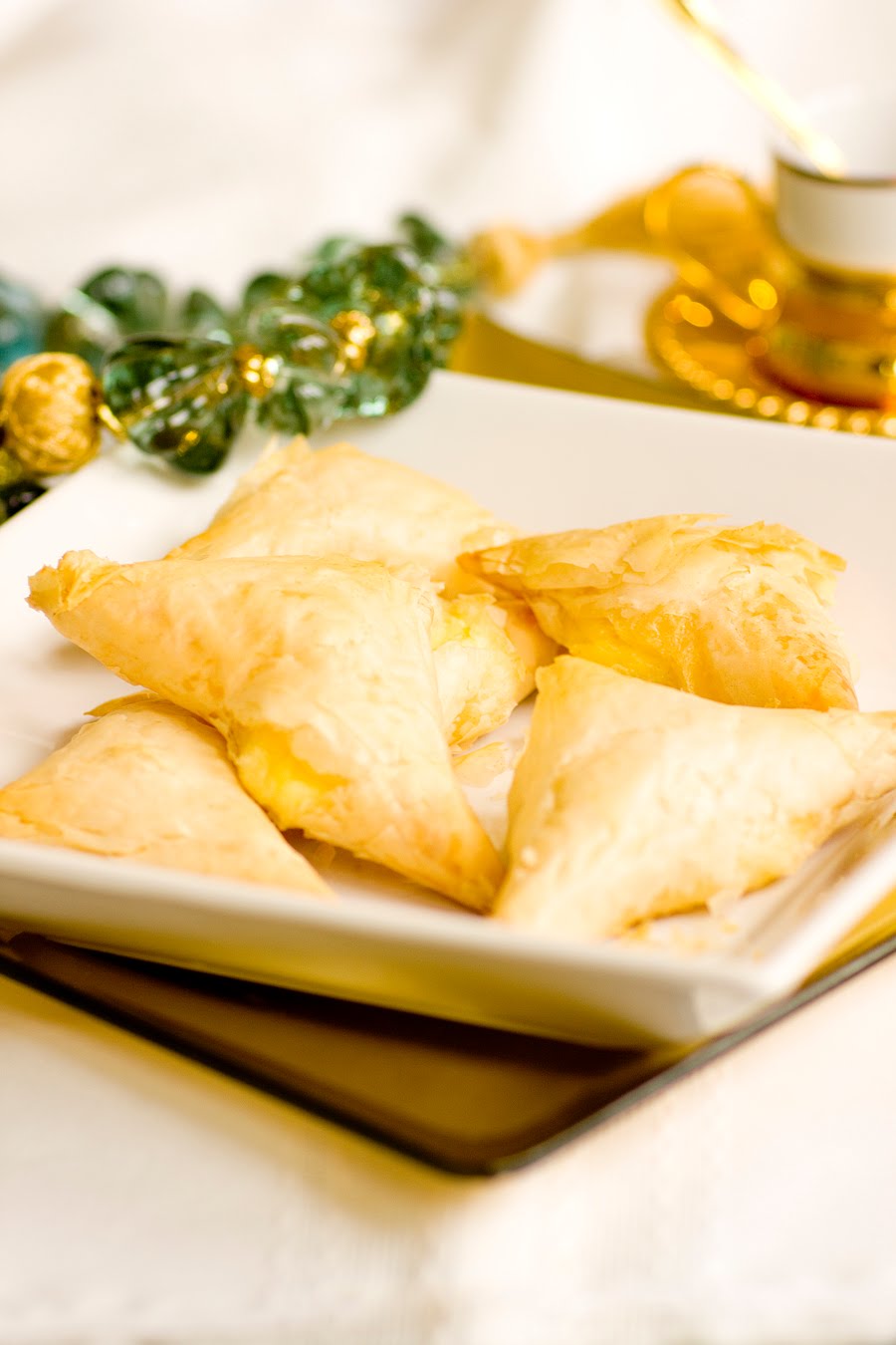 Greek Chic Cuisine Filo Cheese Triangles