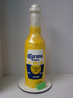 corona bottle cake