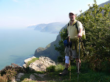 Another picture of me by the coast! - on the way to Heddons Mouth