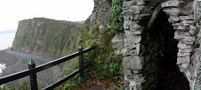 A hidden clifftop tunnel