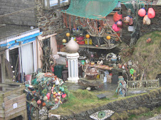 An interesting back garden at Trebarwith Strand