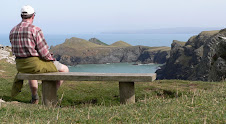 On my rump at Pentire Point