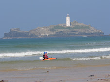Godrevy Island and lighthouse ( going downhill!)