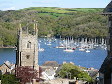 Overlooking Fowey and the beautiful estuary