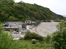The unspoilt cove at Polkerris