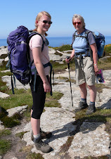 Tara and Ann at Bosigran