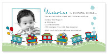 Choo Choo Party Invite