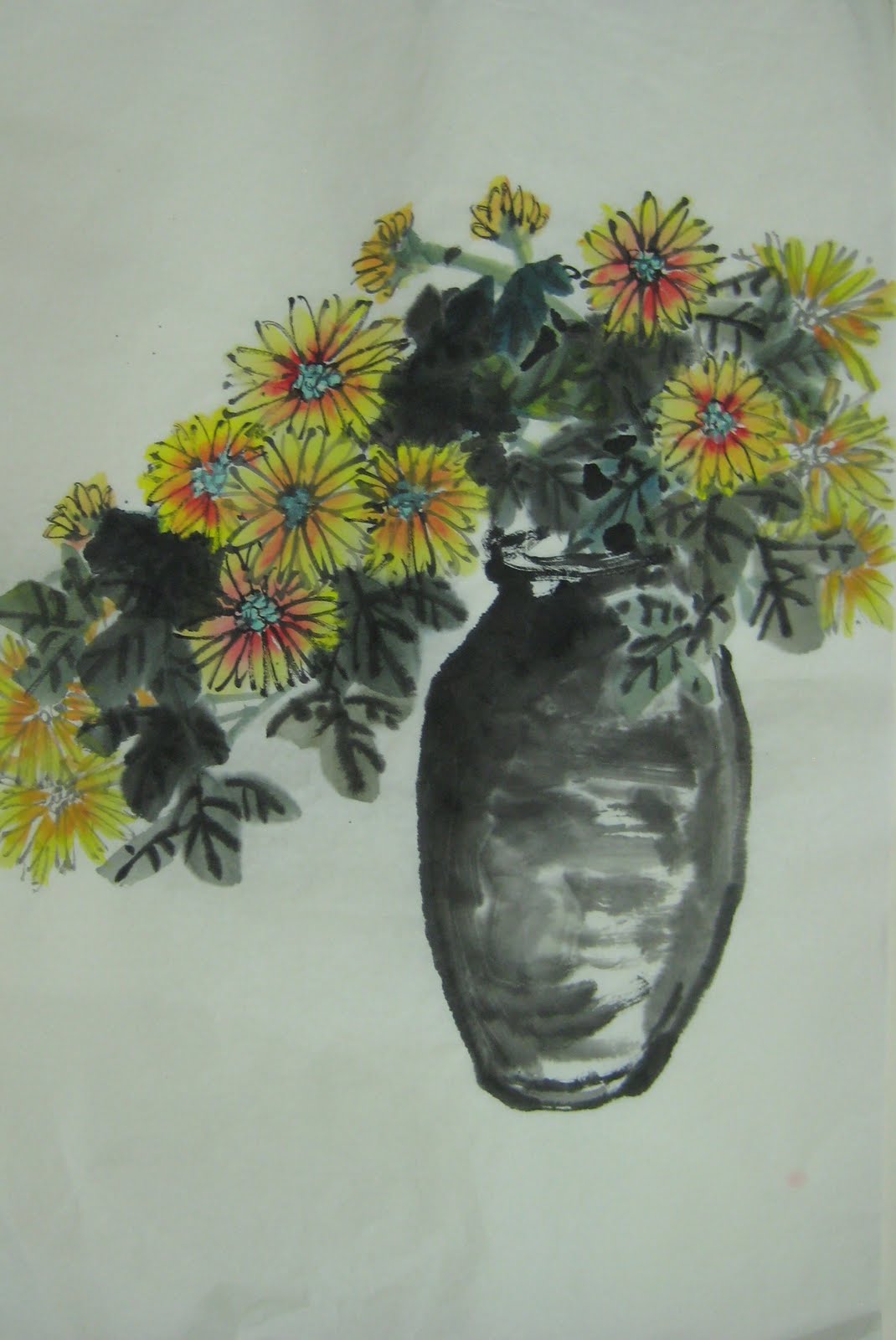 jingyi's art... Chinese Brush PaintingChrysanthemum