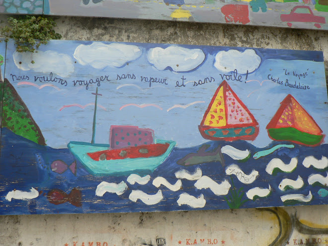 Dessin d'enfants sur un mur de Valparaiso/ Chili