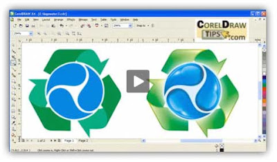 Corelturk Turkce Coreldraw 2 Boyutlu Logoyu 3 Boyutlu Yapmak Video Ders