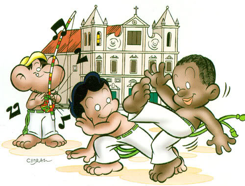 Capoeira com recreação para crianças