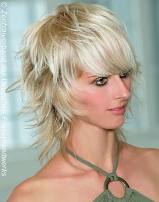 Short Funky Hairstyles - Short Pixie Haircut, Layered Shag Hairstyle