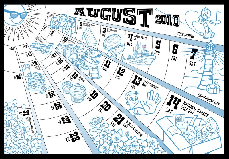 august calendars. August calendar