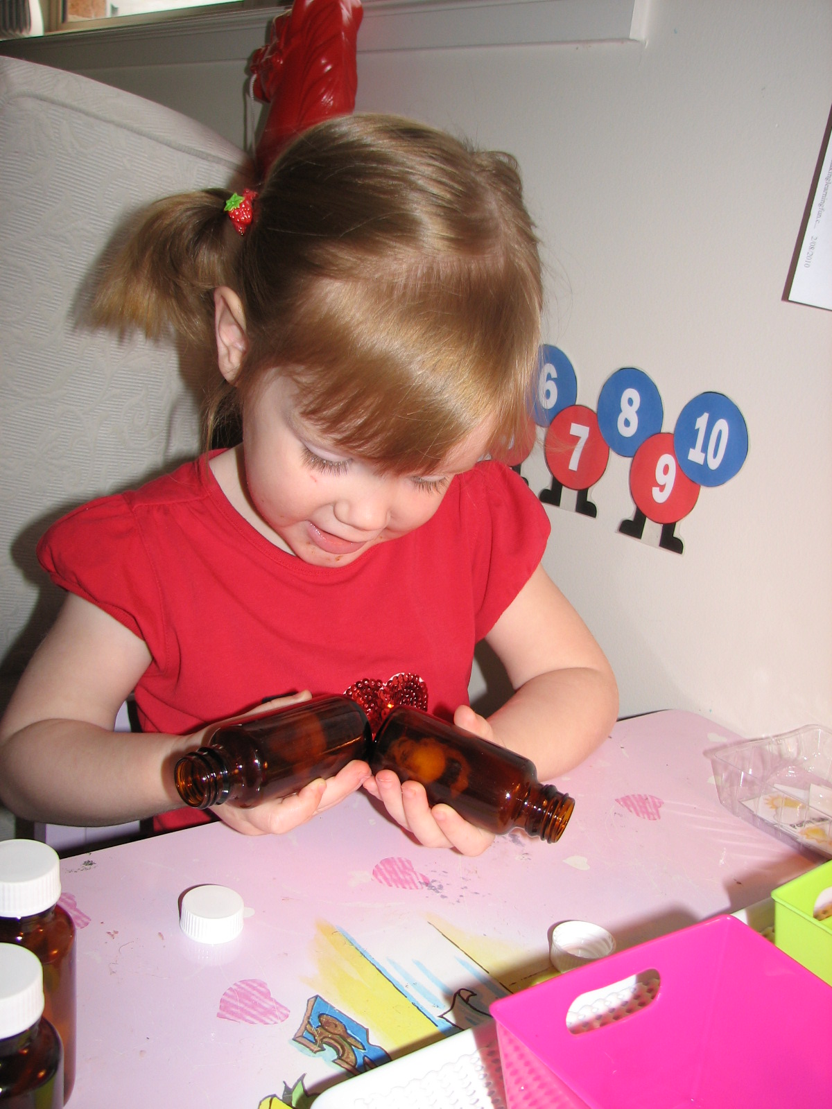 What do you do all day? Smelling bottles