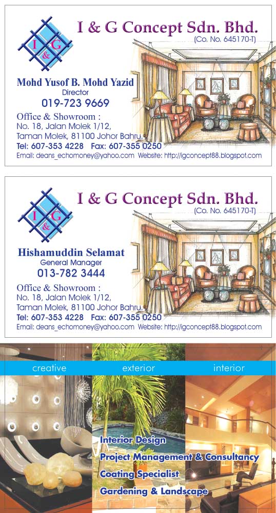 Welcome To I & G Concept Sdn Bhd